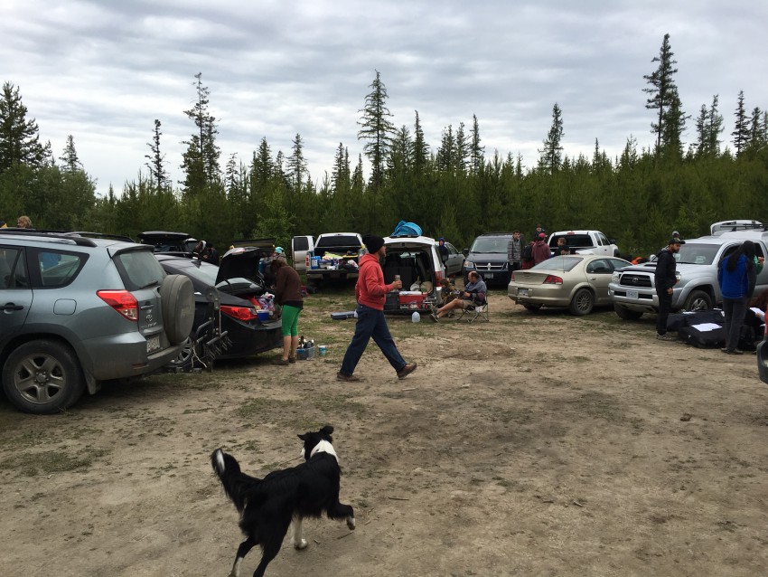 Parking lot mayhem